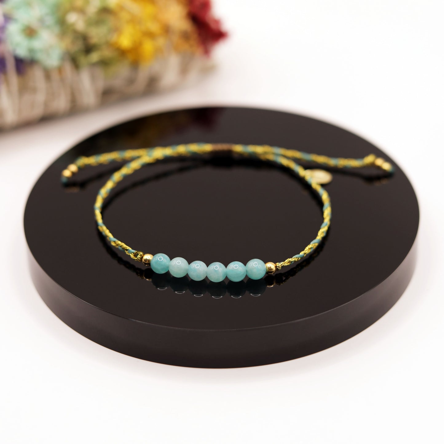 
                  
                    Pulsera Amazonita Trenza
                  
                