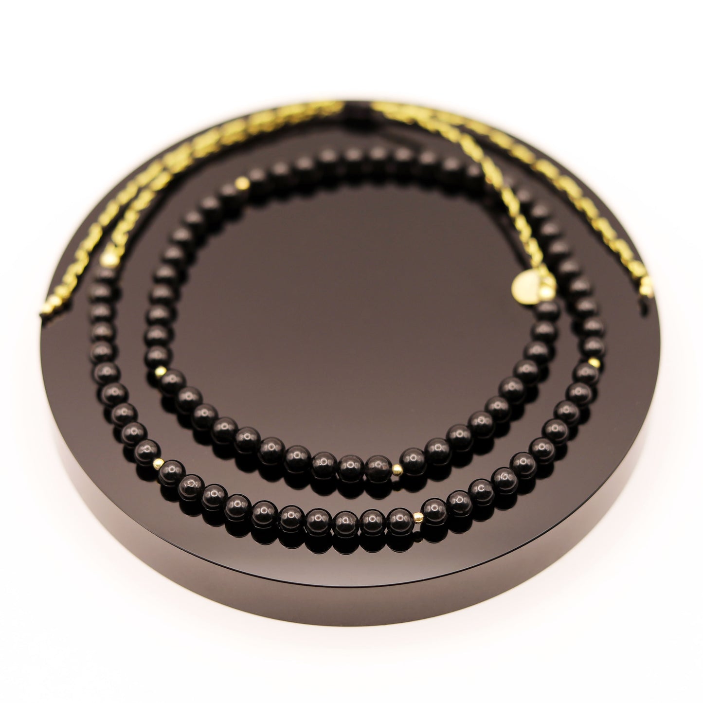 
                  
                    Collar Turmalina Negra Trenza
                  
                