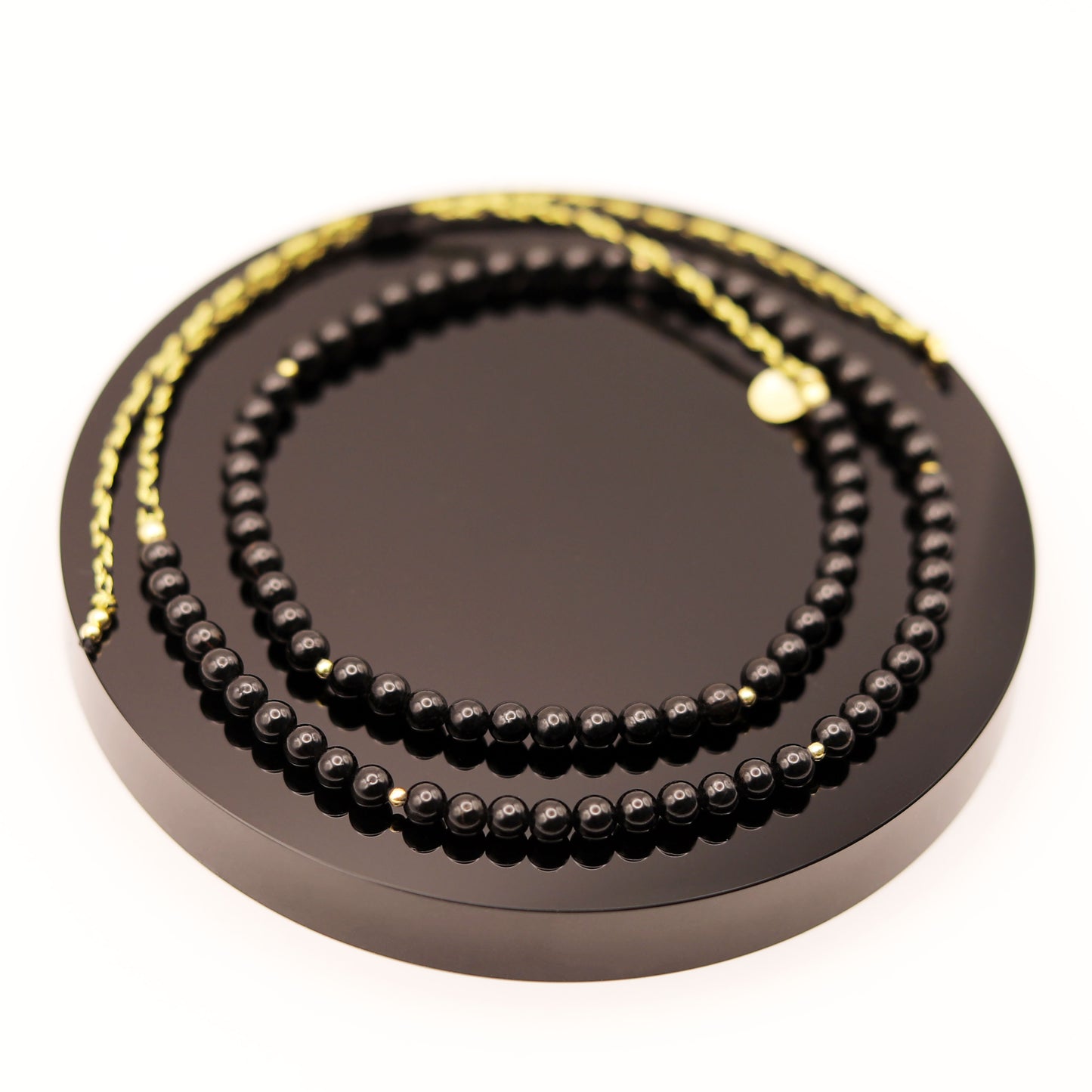 
                  
                    Collar Turmalina Negra Trenza
                  
                