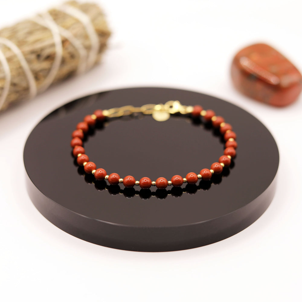 Pulsera Jaspe Rojo
