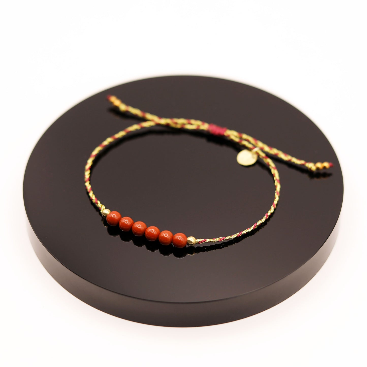 
                  
                    Pulsera Jaspe Rojo Trenza
                  
                