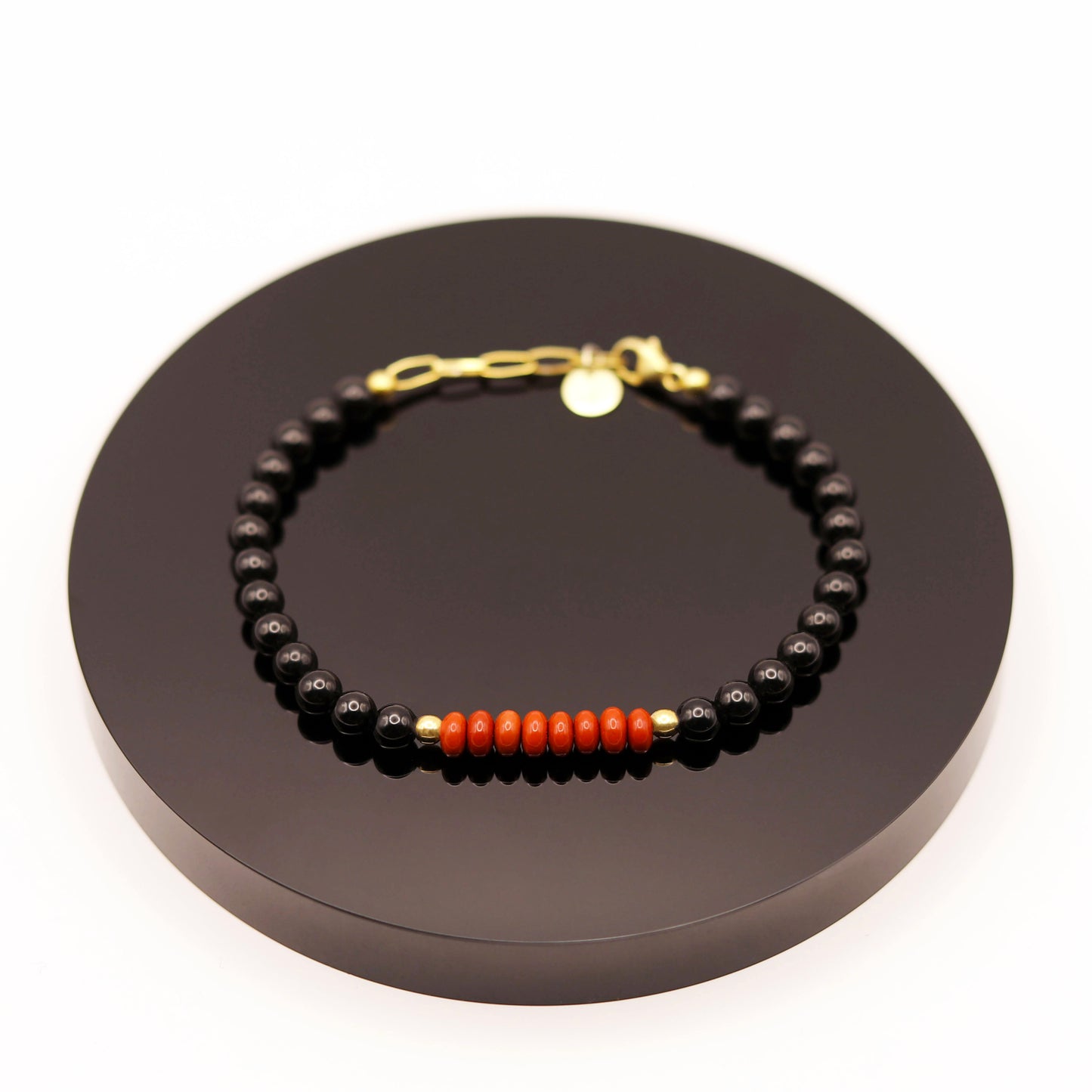 
                  
                    Pulsera Jaspe Rojo y Turmalina
                  
                