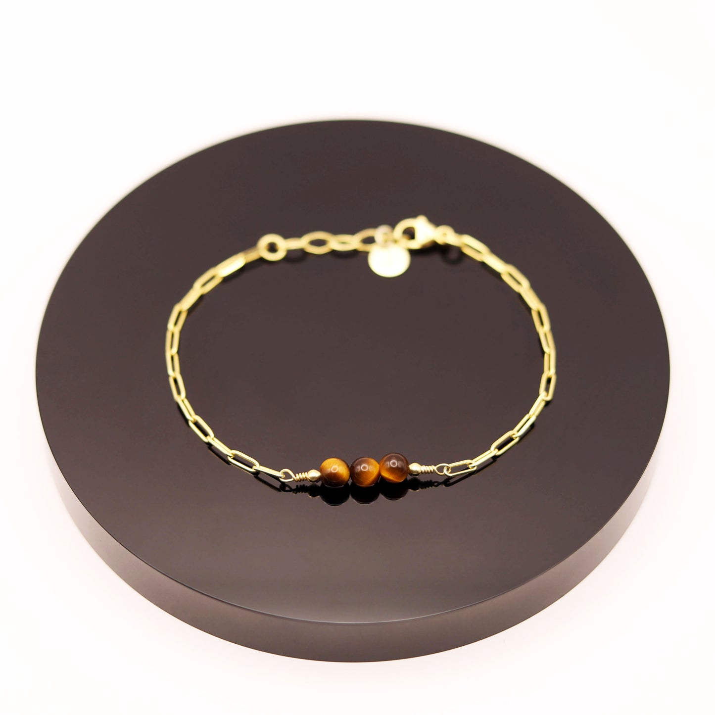 
                  
                    Pulsera Ojo de Tigre  Cadena
                  
                