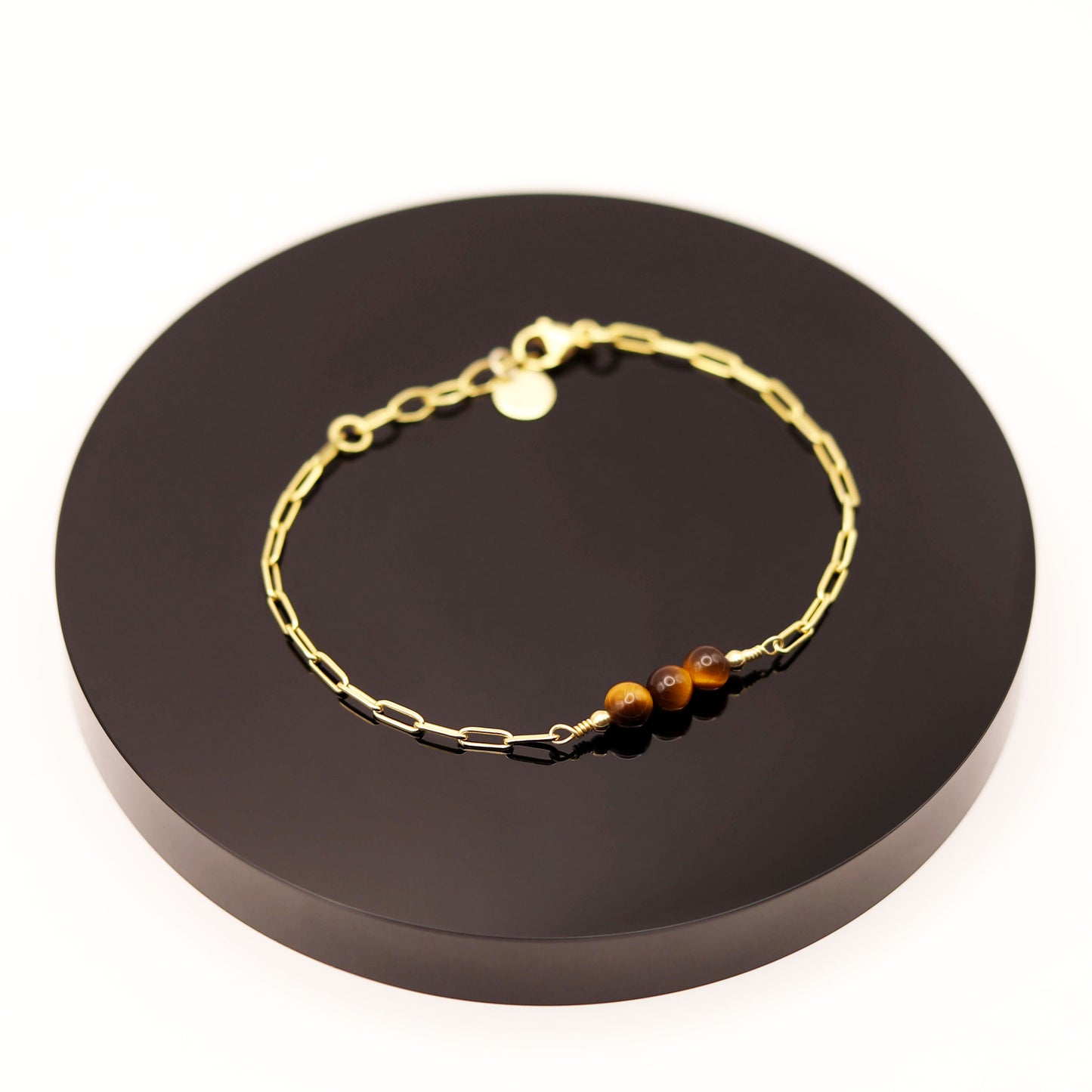 
                  
                    Pulsera Ojo de Tigre  Cadena
                  
                