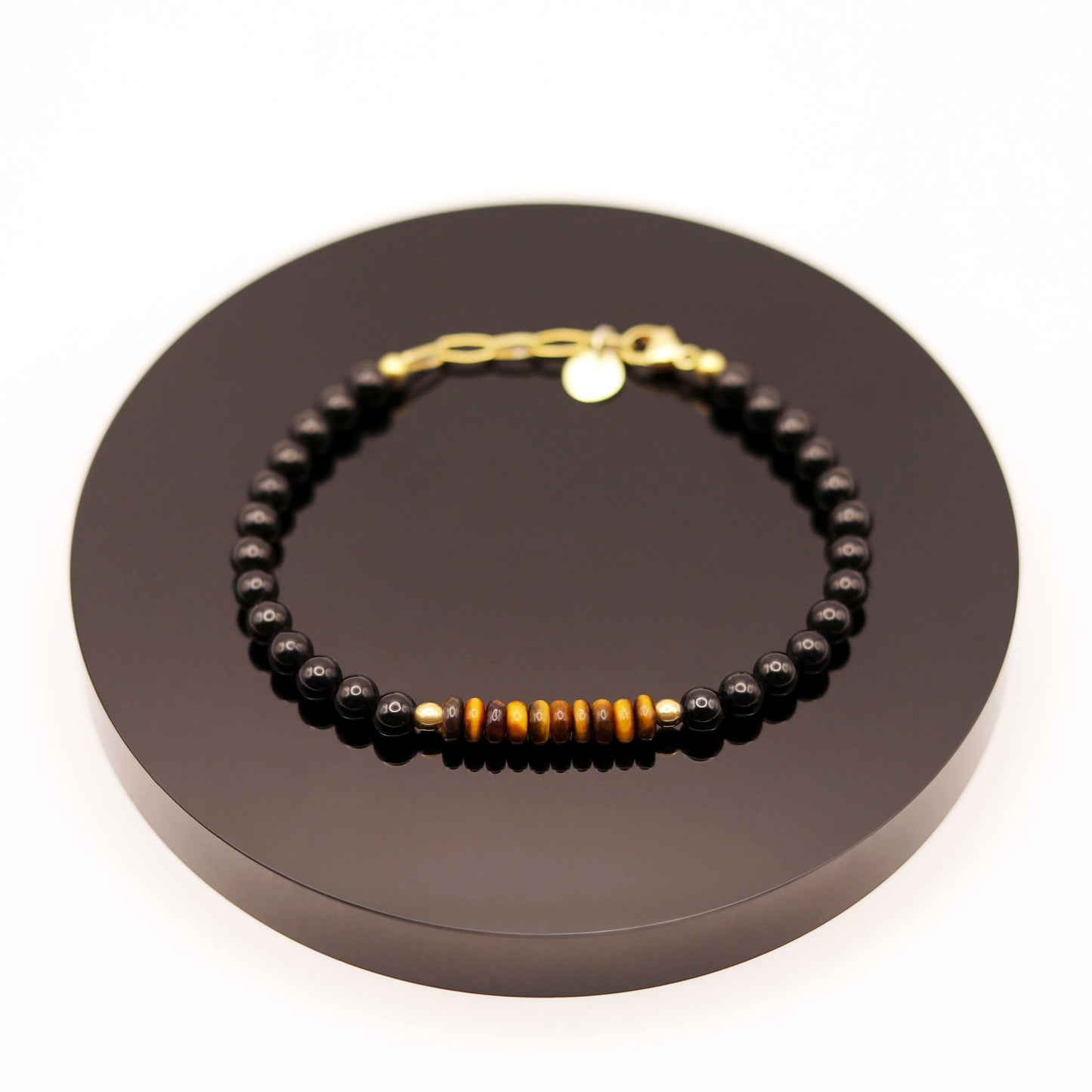 
                  
                    Tobillera Ojo de Tigre y Turmalina
                  
                