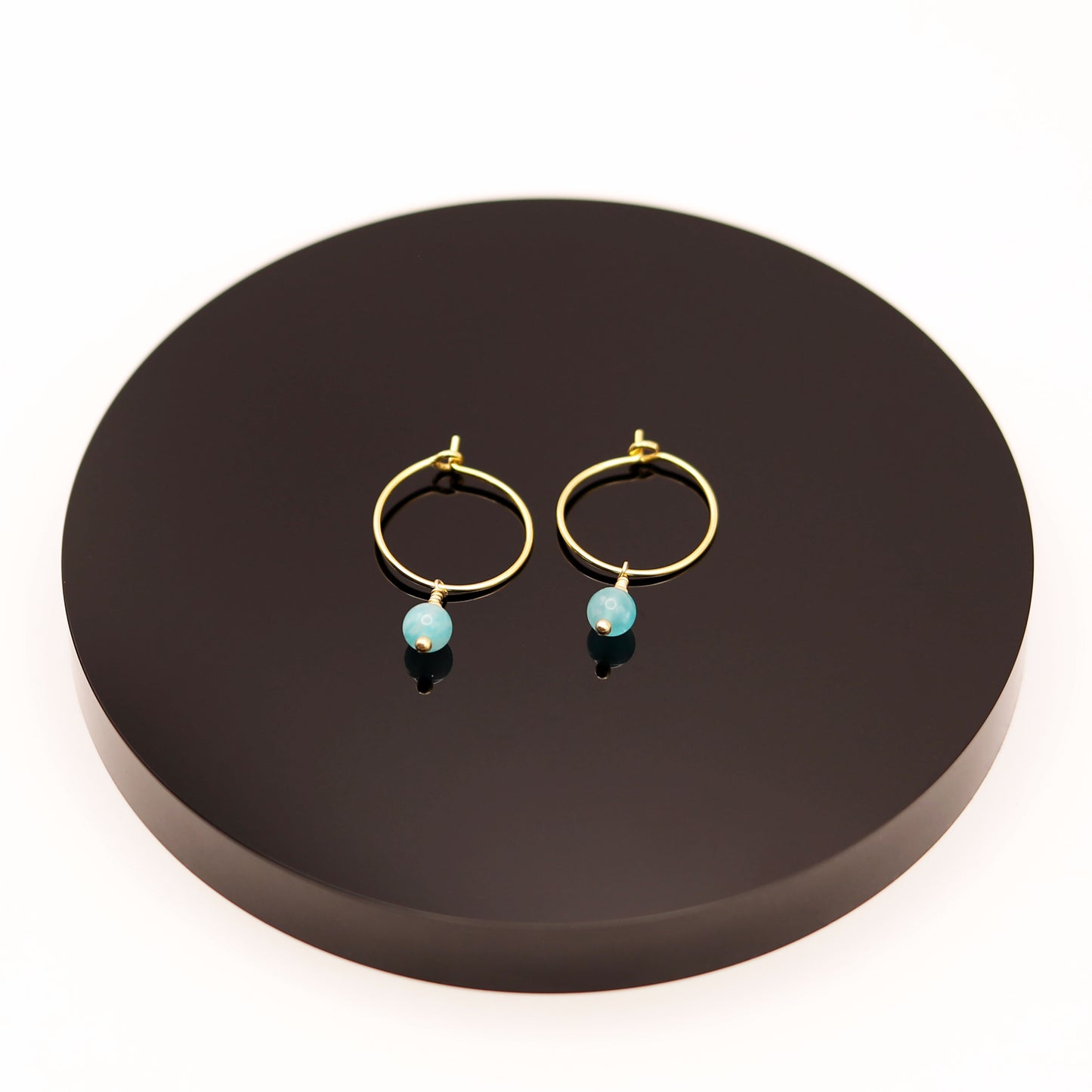 
                  
                    Pendientes Aro Amazonita
                  
                