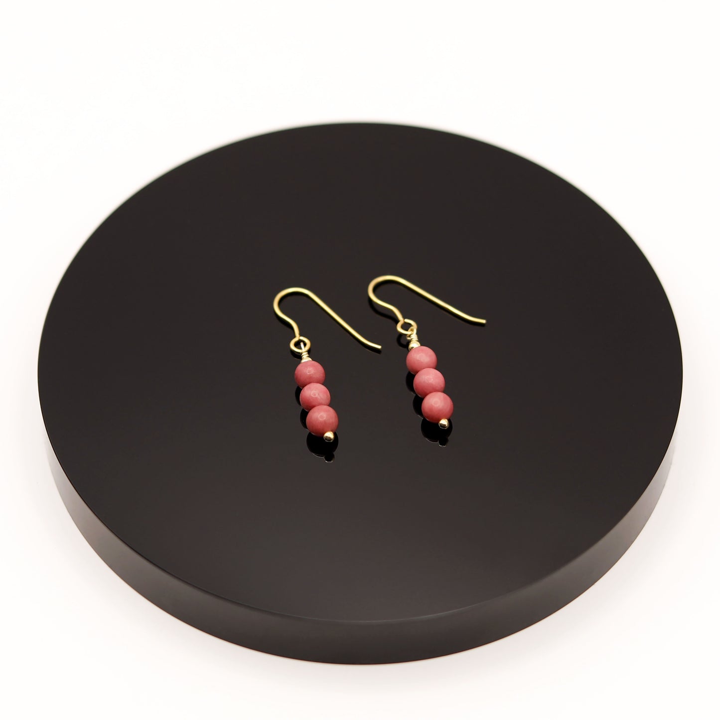 
                  
                    Pendientes Cortos Rodonita
                  
                