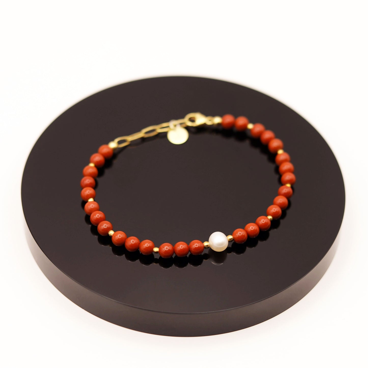 
                  
                    Pulsera Jaspe Rojo Perla
                  
                