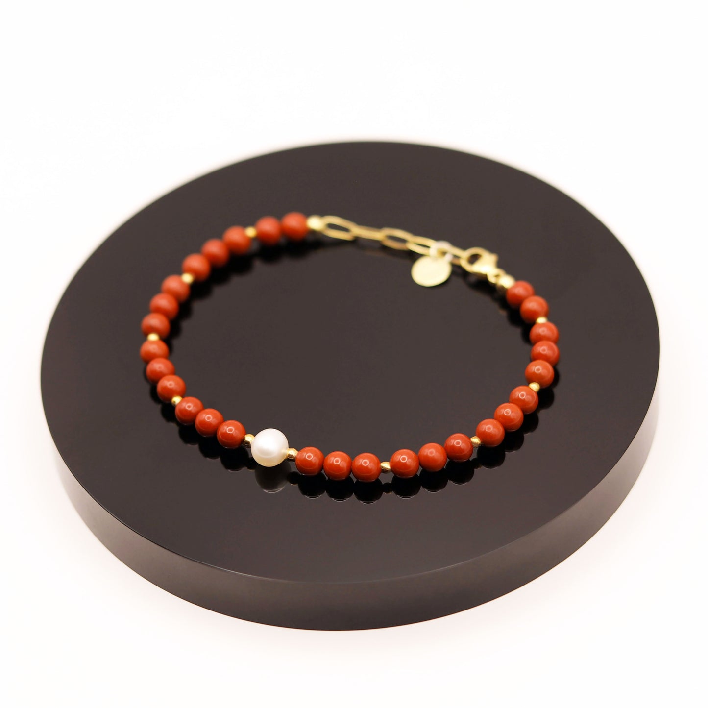 
                  
                    Pulsera Jaspe Rojo Perla
                  
                