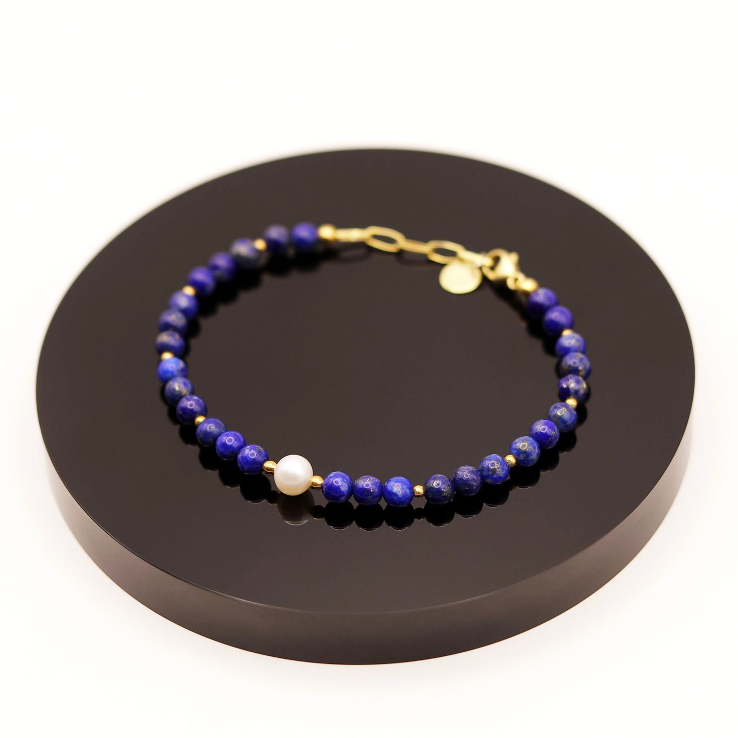 
                  
                    Pulsera Lapislázuli Perla
                  
                