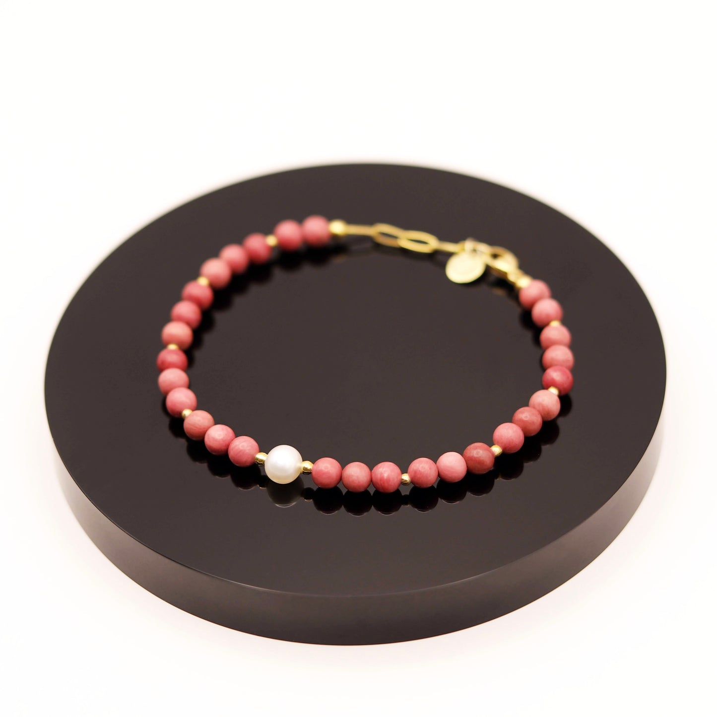 
                  
                    Pulsera Rodonita Perla
                  
                