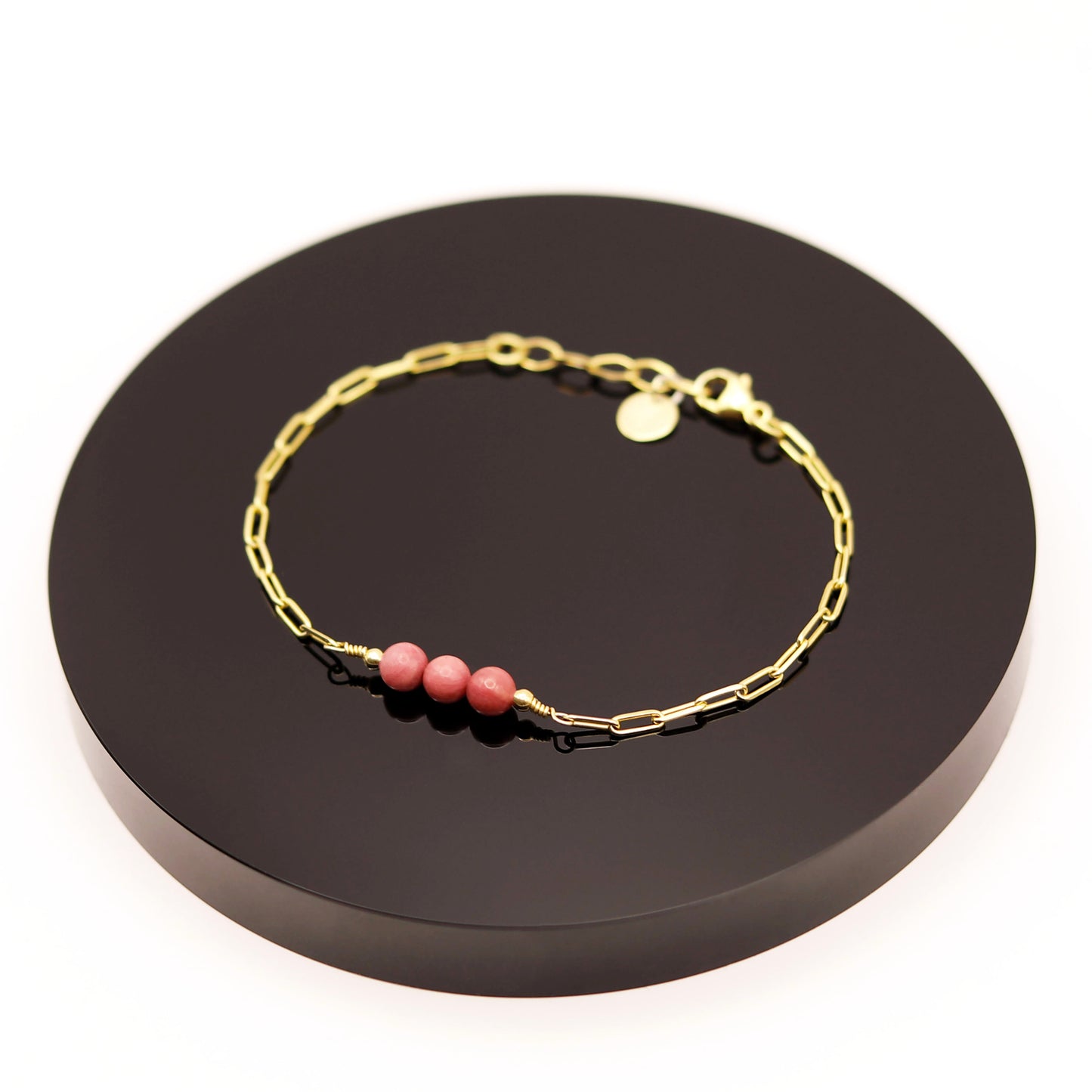 
                  
                    Pulsera Rodonita Cadena
                  
                