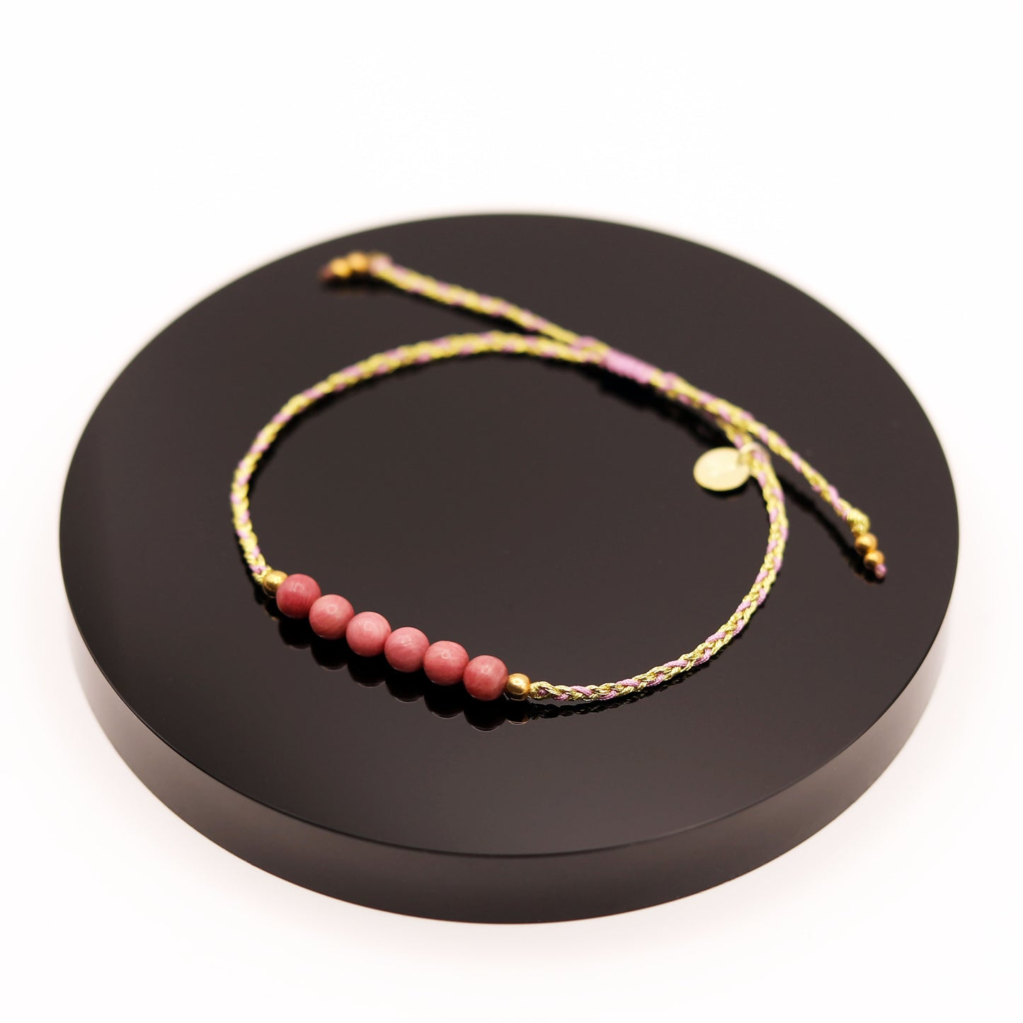 
                  
                    Pulsera Rodonita Trenza
                  
                