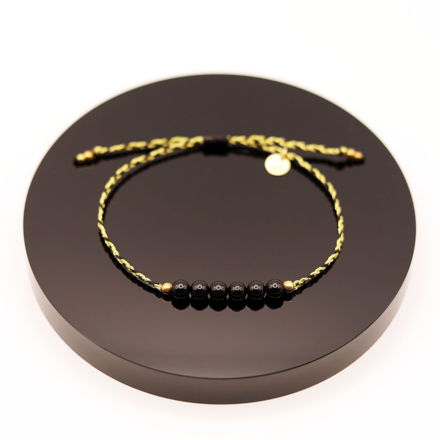 
                  
                    Pulsera Turmalina Negra Trenza
                  
                