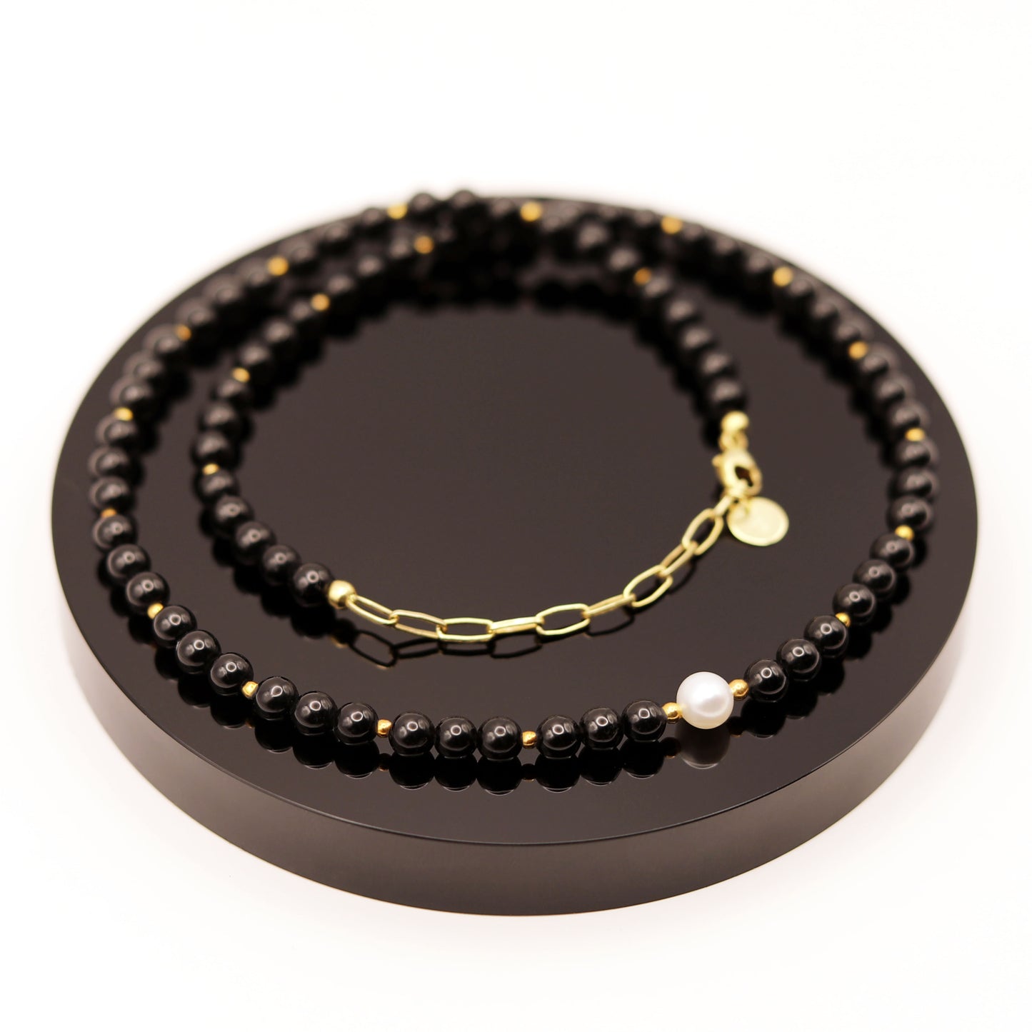 
                  
                    Collar Turmalina Negra Perla
                  
                