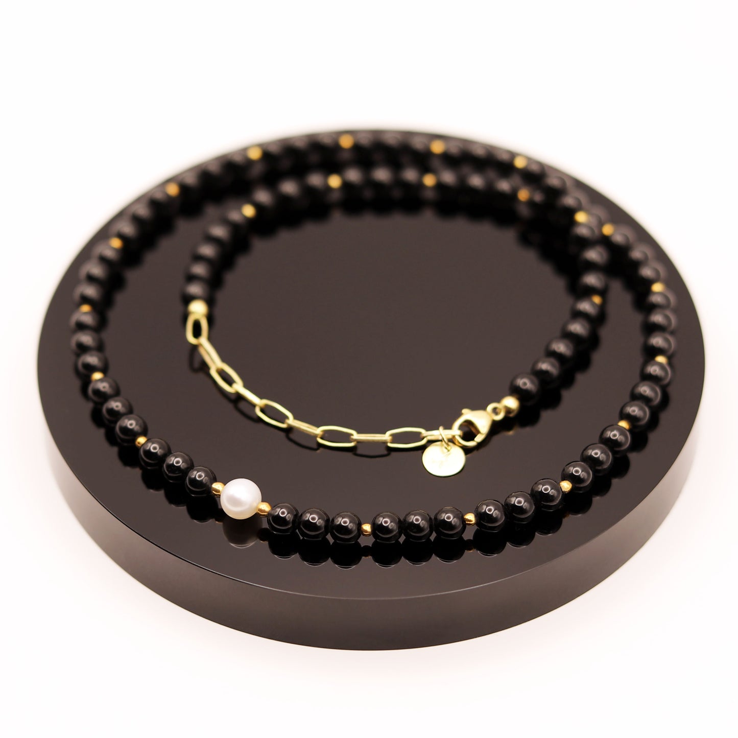 
                  
                    Collar Turmalina Negra Perla
                  
                